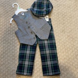Janie and Jack boys vest and dress pants. Like new